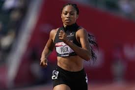 Ahead of her first race at the tokyo olympics on tuesday, she has made it clear that her most important role is that of a mother to. Allyson Felix S Olympic Dreams Continue To Shine Bright Los Angeles Times