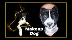 face paint a dog maquillaje