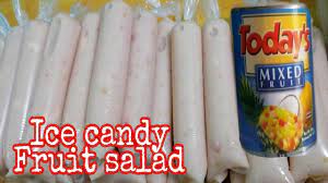 fruit salad ice candy recipe pang