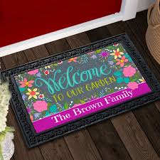 Welcome Doormat Spring Flagology
