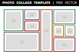 Photo Collage Template Free Vector Download Free Vectors