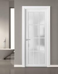 28 X 80 Solid French Door Frosted