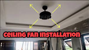 190 ceiling fan installation