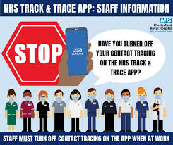 nhs test and trace app chesterfield