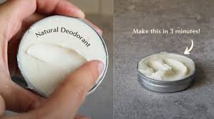 how to make a natural deodorant recipe