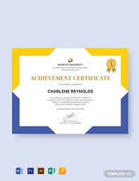 Free School Certificate Template Word Psd Indesign