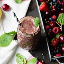 healthy mixed berry smoothie simple