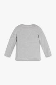 Kids Long Sleeve T Shirt Light Gray Melange