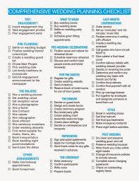 Be Organized With A Wedding Planning Checklist Unique Wedding Ideas