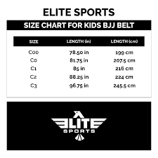 Amazon Com Elite Sports New Item Kids Jiu Jitsu Belt