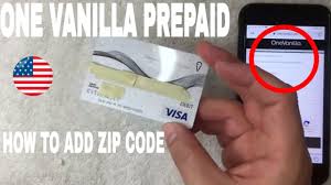 one vanilla prepaid visa card
