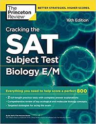 Amazon Com Cracking The Sat Subject Test In Biology E M