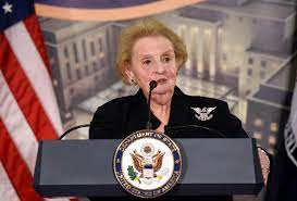 Madeleine Albright, first female US ...
