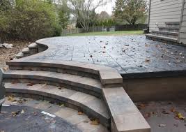 Stamped Concrete Or Lumber