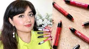 lakme enrich lip crayons swatches