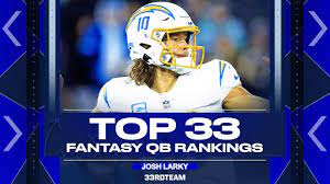 fantasy football quarterback rankings