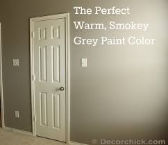 perfect smokey grey paint color
