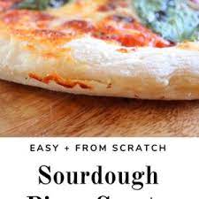 sourdough pizza crust from scratch