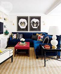 royal blue sofa three cushions ideas