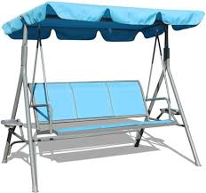 Patio Swing Seat With Adjustable Canopy