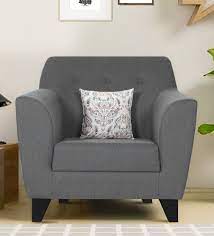 Buy Bali Fabric 1 Seater Sofa In