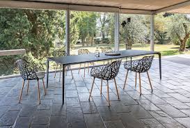 Outdoor Table Aluminium Fixed Or