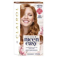 Clairol Nicen Easy Permanent Hair Color 8r Medium Reddish Blonde 1 Count