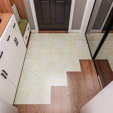 yellow marble vinyl floor tiles