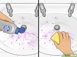 how to get hair dye off your sink tub