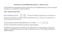 Partial Diffeial Equation