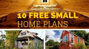 10 Free Small Home Plans