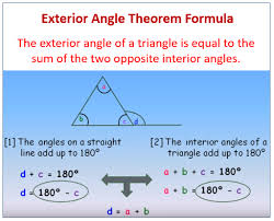 exterior angle theorem exles