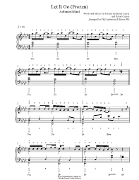 Frozen sheet music sku 00126105 stanton s sheet music. Let It Go By Frozen Piano Sheet Music Advanced Level