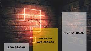 neon sign cost 2019 arizona