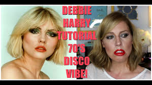debbie harry tutorial 70 s disco glam