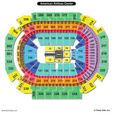 american airlines center seating charts
