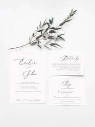 Elegant Wedding Invitation Set Template Minimal Printable Wedding Invitation Suite Rsvp Card Details Card Diy Pdf Instant Download Editable