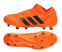 Details About Adidas Men Nemeziz 18 1 Fg Cleats Orange Soccer Football Shoes Boot Spike Da9588