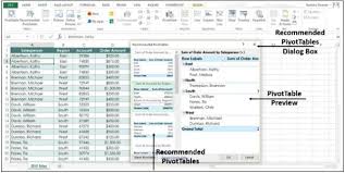 Excel Pivottable Recommendations Tutorialspoint