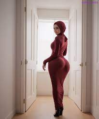 Photo Ai on X: Hijab girl, big ass, sexy, red dress 😉  t.coq7IATFROi7  X