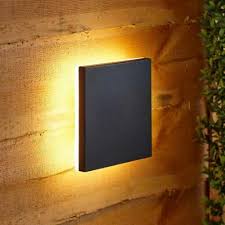 modern square eclipse black outdoor