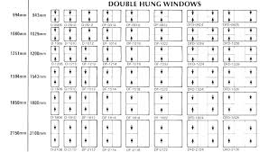 Andersen Double Hung Window Size Chart Lavozfm Com Co