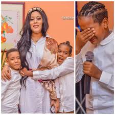 Nollywood actress, adunni ade shared an emotional moment as her son tears up while praying for her during her birthday dinner. Video Watch The Emotional Moment Actor Adunni Ade S Son Wept While Saying A Heartfelt Prayer For Her At Her Birthday Dinner