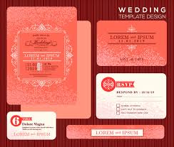 wedding invitation card design with