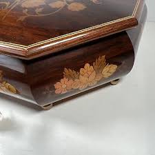 reuge inlaid jewelry box made in