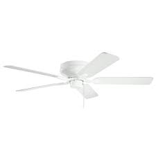 Outdoor White Ceiling Fan No Light Off
