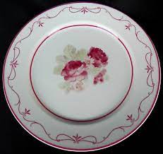 Vintage Rose Dinner Plates