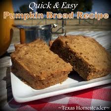 easy pumpkin bread recipe with a cake