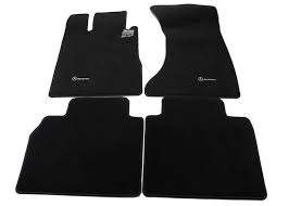 floor mat set black genuine mercedes