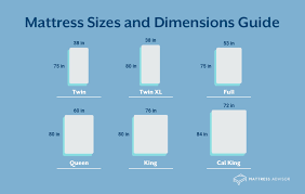 mattress size charts dimensions guide